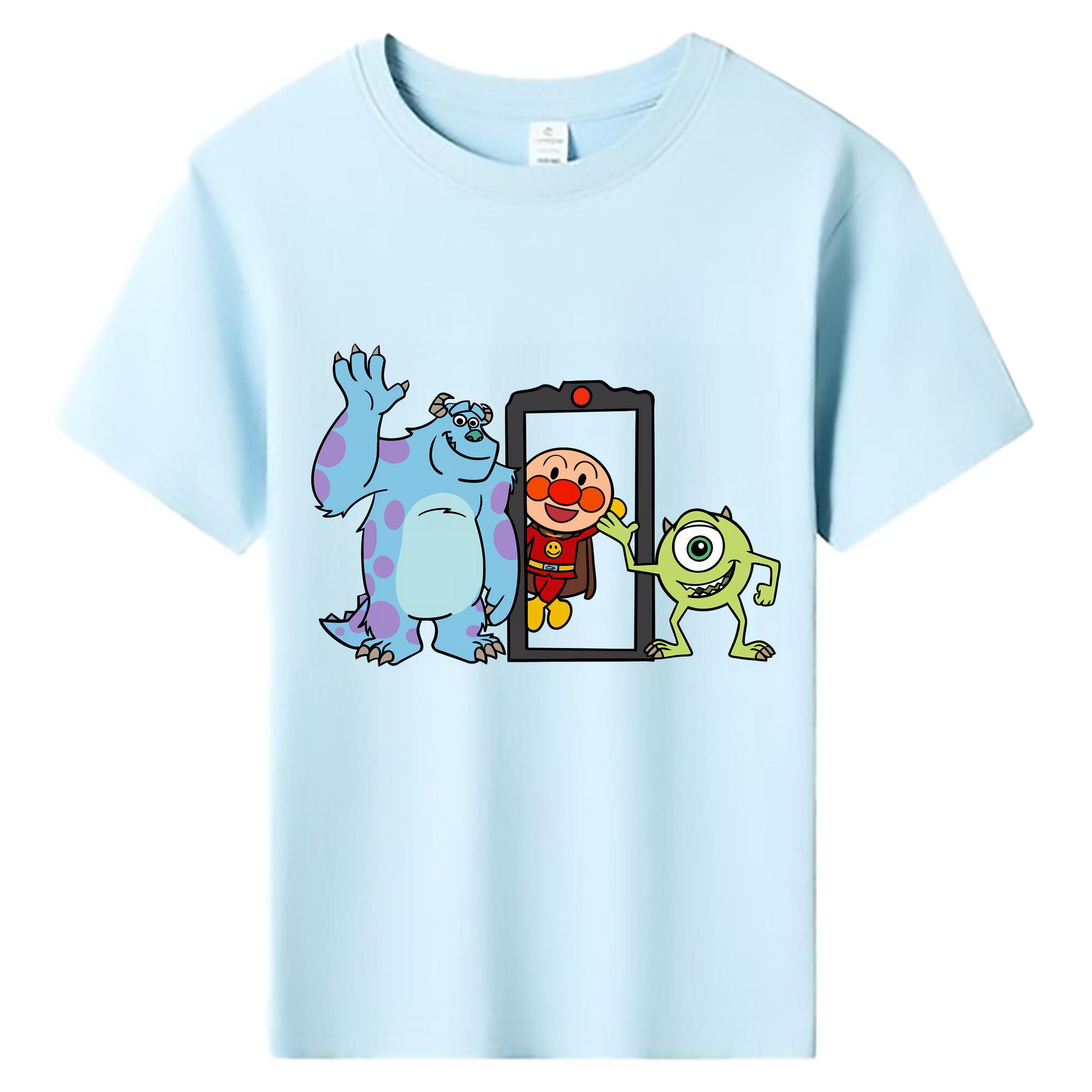 （画像用） アンパンマン Anpanman 綿100％キッズTシャツ（フロントプリント）